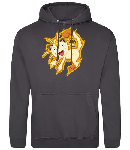 The Payday King - king, könig, lion, löwe, katze, cat, payday, zahltag, meow, miau, pocket, monster, gaming, classic games, retrogaming - Standard Hoodie