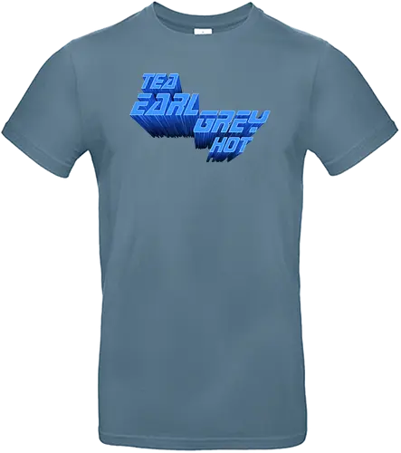 Earl Grey - picard, captain, drink, scifi, meme, replicator, replikator, tng, t - Standard T-Shirt