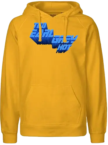 Earl Grey - picard, captain, drink, scifi, meme, replicator, replikator, tng, t - Fairtrade Hoodie