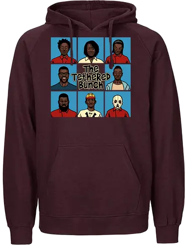 The tethered Bunch - us, wir, mashup, get out, horror, umbrella, academy - Fairtrade Hoodie