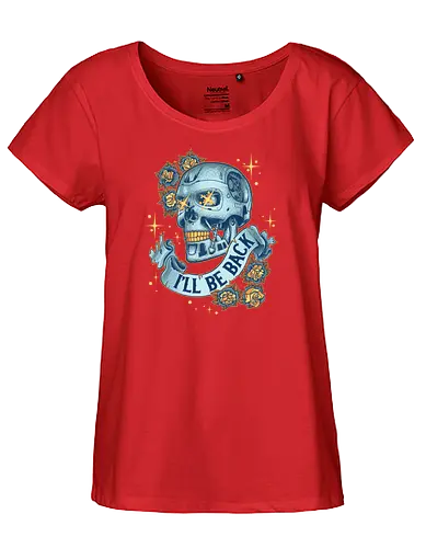 i'll be back - terminator, Dark fate, robot, science fiction, arnold schwarzenegger, 80s - Fairtrade Girl Shirt