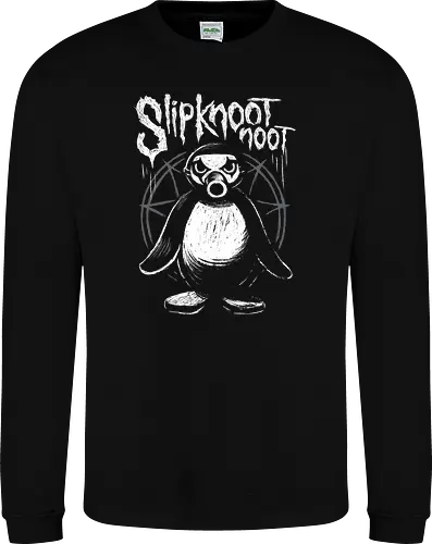 Slipknootnoot - penguin, pinguin, Noot, metal, Metalshirt, bandshirt, mashup - Sweatshirt