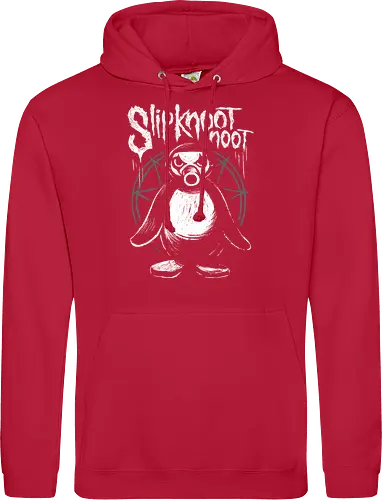 Slipknootnoot - penguin, pinguin, Noot, metal, Metalshirt, bandshirt, mashup - Standard Hoodie