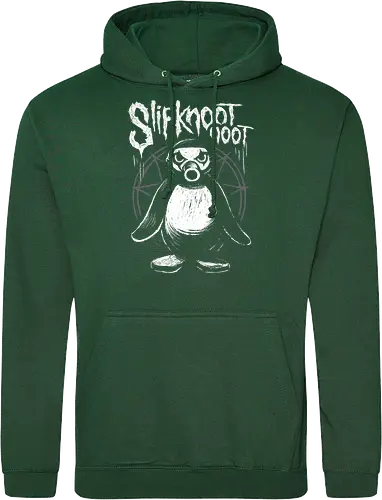 Slipknootnoot - penguin, pinguin, Noot, metal, Metalshirt, bandshirt, mashup - Standard Hoodie