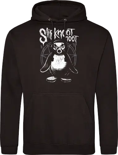 Slipknootnoot - penguin, pinguin, Noot, metal, Metalshirt, bandshirt, mashup - Standard Hoodie
