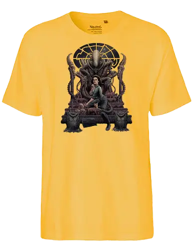 Alternative Ending - alien, aliens, ellen ripley, scifi, science fiction, horror - Fairtrade T-Shirt
