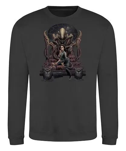 Alternative Ending - alien, aliens, ellen ripley, scifi, science fiction, horror - Sweatshirt