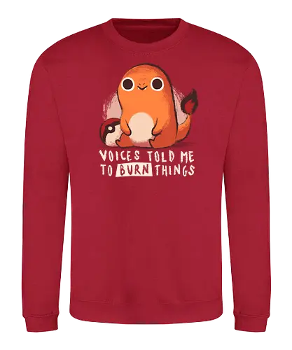 Voices - pocket, monster, fire, starter, feuer, Stimmen, Sociopath - Sweatshirt