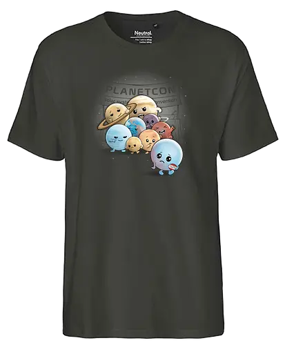 Planet No More - pluto, solar system, sonnensystem, science, wissenschaft, astronomie, astronomy - Fairtrade T-Shirt