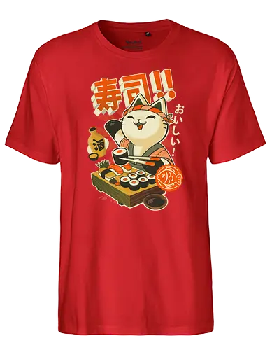 Sushi Chef - sushi, Koch, food, japan, maki, nigiri, Japanese - Fairtrade T-Shirt