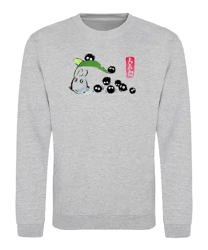 Forest Ink - forest, spirit, ink, susuwatari, anime - Sweatshirt