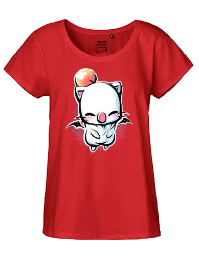 Kupo Watercolor - mog, final, mascot, ff7, Final - Fairtrade Girl Shirt