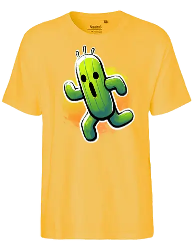 Cactus Watercolor - kaktus, final, fantasy, enemy, boss, fight, Kaktus - Fairtrade T-Shirt
