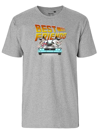 Best Friends - bttf, mcfly, Future, delorn - Fairtrade T-Shirt