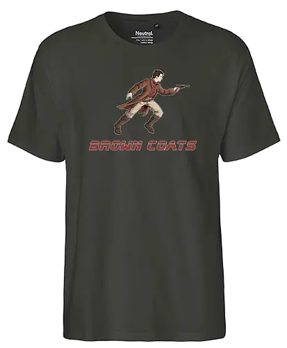Brown Coats - firefly, serenity - Fairtrade T-Shirt