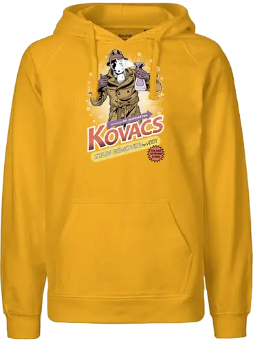 Kovacs Stain Remover - watchmen, rorschach, kovac, dr manhattan - Fairtrade Hoodie