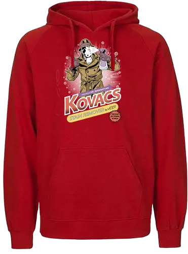 Kovacs Stain Remover - watchmen, rorschach, kovac, dr manhattan - Fairtrade Hoodie