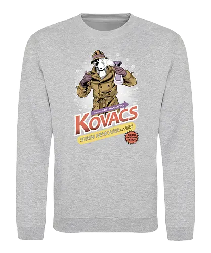 Kovacs Stain Remover - watchmen, rorschach, kovac, dr manhattan - Sweatshirt
