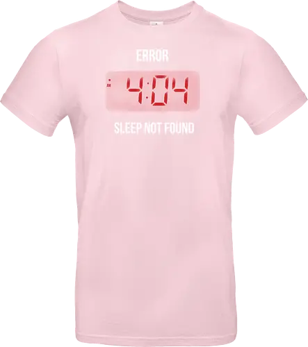 Error sleep - error, fun, 404, Alarm Clock, wecker, sleep, lazy, it - Standard T-Shirt