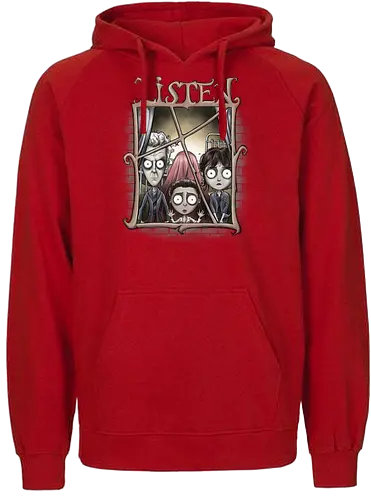 Listen - Doctor, drwho, bbc, clara, peter capaldi - Fairtrade Hoodie