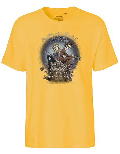 Making the Universe a better Place - Doctor, drwho, bbc, david tennant, rose, dalek - Fairtrade T-Shirt