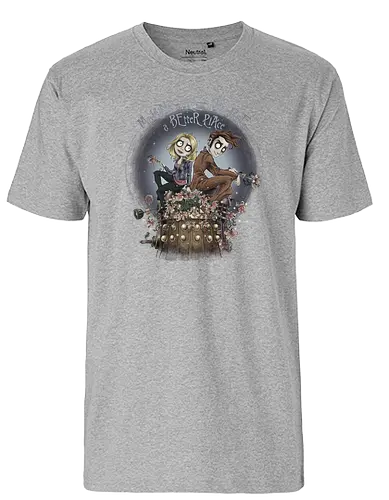 Making the Universe a better Place - Doctor, drwho, bbc, david tennant, rose, dalek - Fairtrade T-Shirt