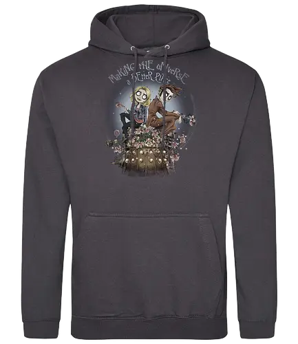Making the Universe a better Place - Doctor, drwho, bbc, david tennant, rose, dalek - Standard Hoodie