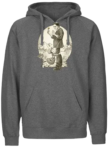 Monster Hug - monster, frankenstein - Fairtrade Hoodie