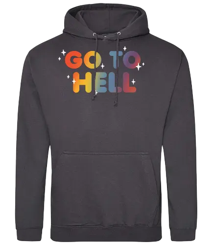 Go to... - fun, Go to Hell, Cheer - Standard Hoodie