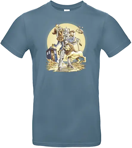 Planet of Oz - drwho, bbc, tardis, david tennant, cybermen, wizard of oz, zauberer von oz, dorothy, vogelscheuche, blechmann, löwe, Doctor - Standard T-Shirt