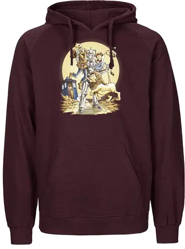 Planet of Oz - drwho, bbc, tardis, david tennant, cybermen, wizard of oz, zauberer von oz, dorothy, vogelscheuche, blechmann, löwe, Doctor - Fairtrade Hoodie