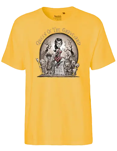 Queen of the Graveyard - vampire, lenna vamp - Fairtrade T-Shirt
