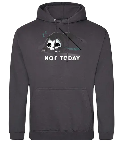 Not today - not today, fun, cute, kawaii, dth, Dth sleeps - Standard Hoodie