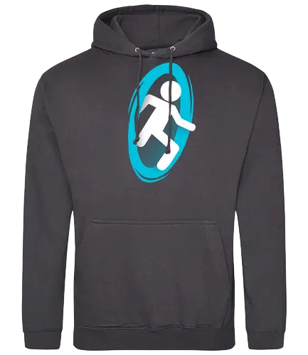 Portal shirt A - gaming, portal, fun, shirt, Portal A, Set - Standard Hoodie