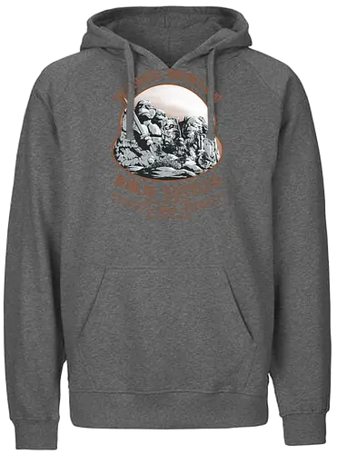 Teenage Mountain Ninja - tmnt, mount rushmore - Fairtrade Hoodie