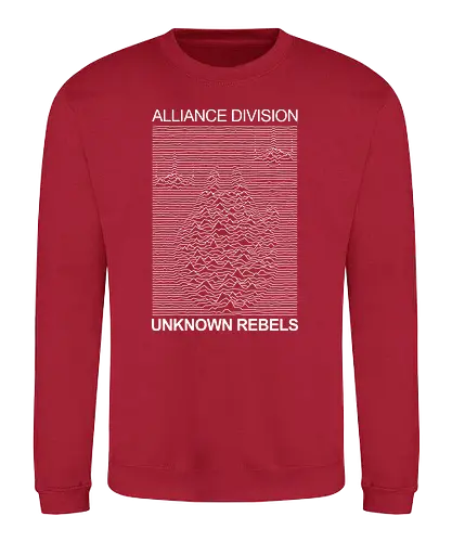 Alliance Division - rebel alliance, Music, mashup, sci fi, science fiction, nerd, space opera, film, serie - Sweatshirt