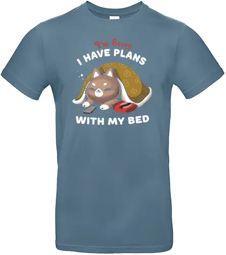 I have plans - cat, katze, indoor, bett, Cozy, chill, relax, bed - Standard T-Shirt