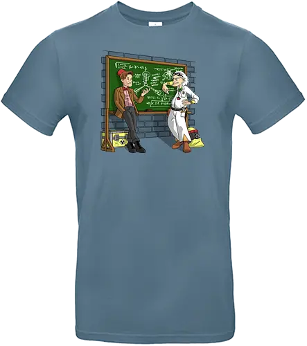 With a little Help - Doctor, drwho, bbc, matt smith, bttf, dr. brown, tardis Future - Standard T-Shirt