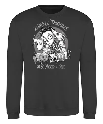 Zombie Doggies - frankenweenie, tim burton - Sweatshirt