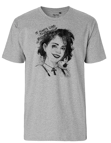 Dead Smile - sandman, neil gaiman, gaiman, comics, death - Fairtrade T-Shirt
