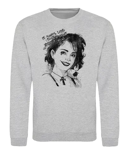 Dead Smile - sandman, neil gaiman, gaiman, comics, death - Sweatshirt