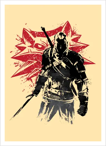 The Witcher Sumi-e