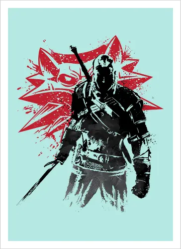 The Witcher Sumi-e