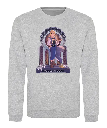 I Am Your Doctor - doctor, who, 13th, tardis, tv, series, Hedgehog screwdriver - Sweatshirt