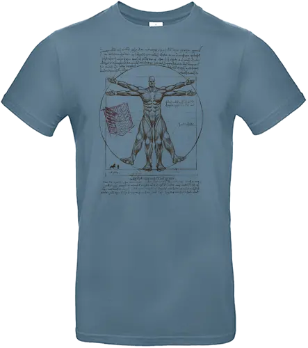 Vitruvian Titan - anime, manga, titan, attack, da vinci, mashup - Standard T-Shirt