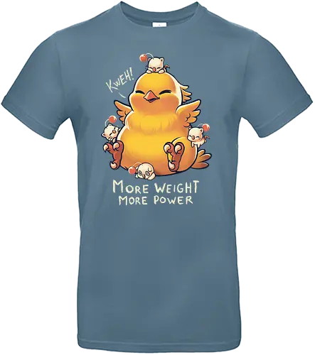 More Big More Power - final, fantasy, chicken, Fat, cute, kweh, Kweh - Standard T-Shirt