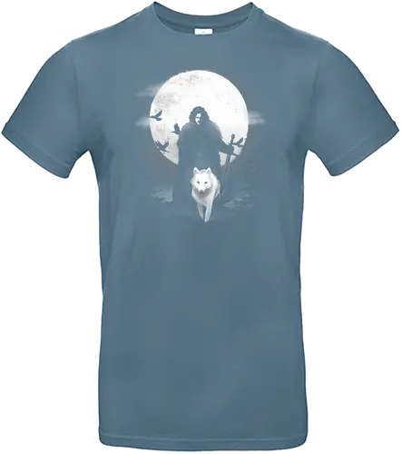 Winter wolf - series, winter, wolf, direwolf, ice, fire, game, throne - Standard T-Shirt