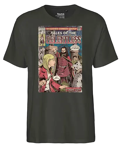 The Relentless - tv, series, What we do, shadows, vampire, vampire slayer, buffy, comic, mashup - Fairtrade T-Shirt