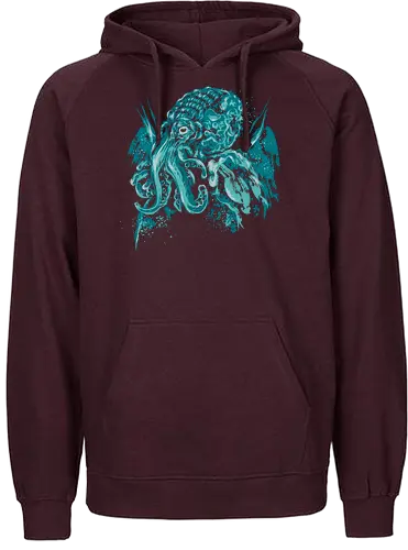 A God Beyond The Sea - cthulhu, hp lovecraft, lovecraft, elder thing, great old gods - Fairtrade Hoodie