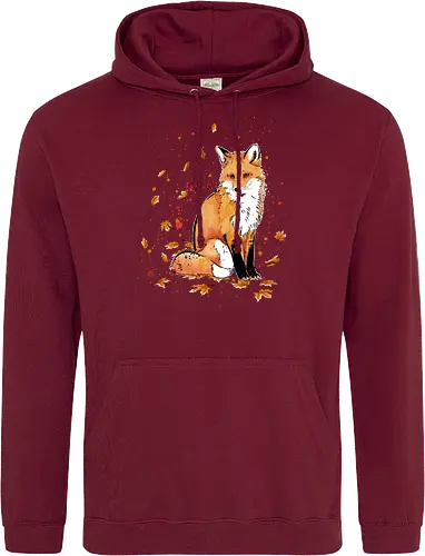 Fox in the Night - fox, fuchs, art, kunst, cute, niedlich - Standard Hoodie